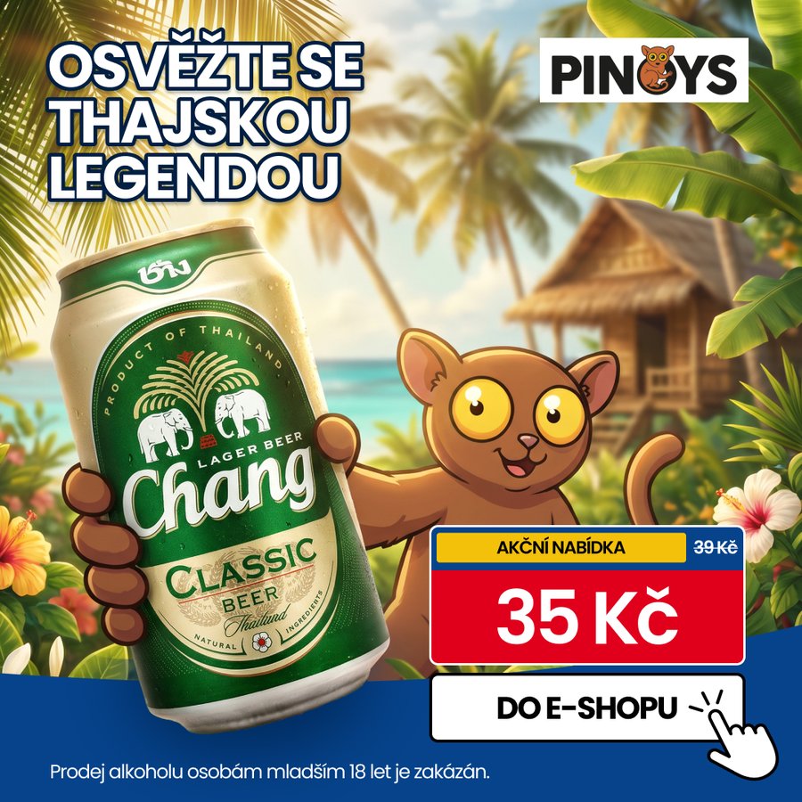 Chang Classic – sezónní kreativa „Osvěžte se thajskou legendou“ v tropickém prostředí